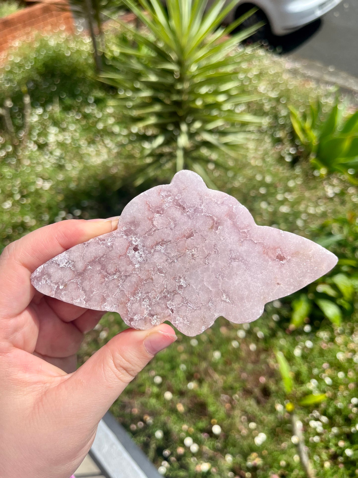 Pink Amethyst Spaceship