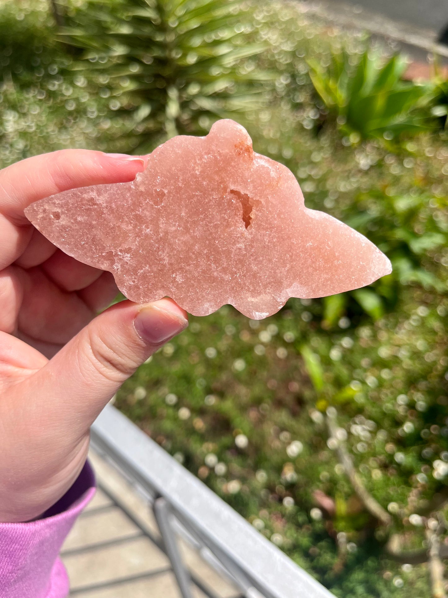 Pink Amethyst Spaceship
