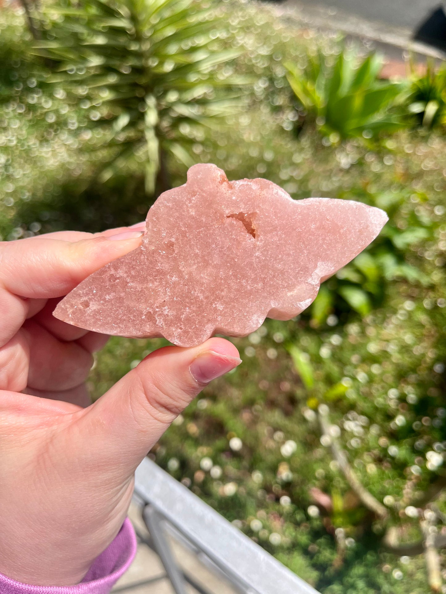 Pink Amethyst Spaceship