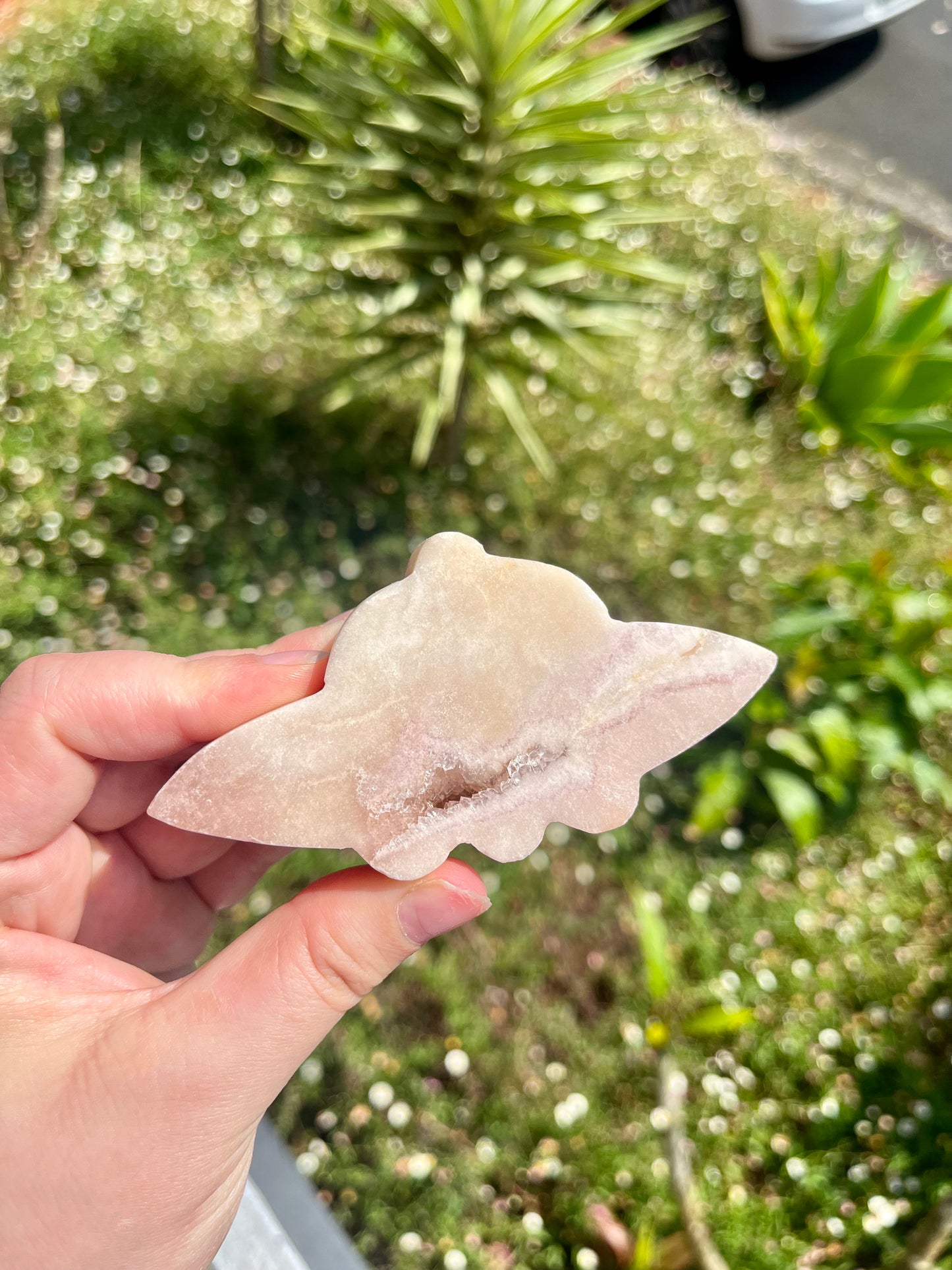 Pink Amethyst Spaceship