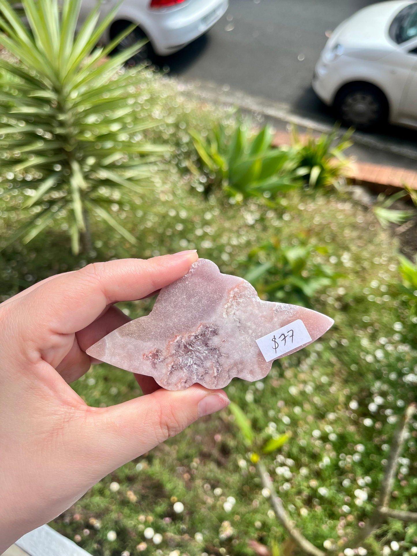 Pink Amethyst Spaceship