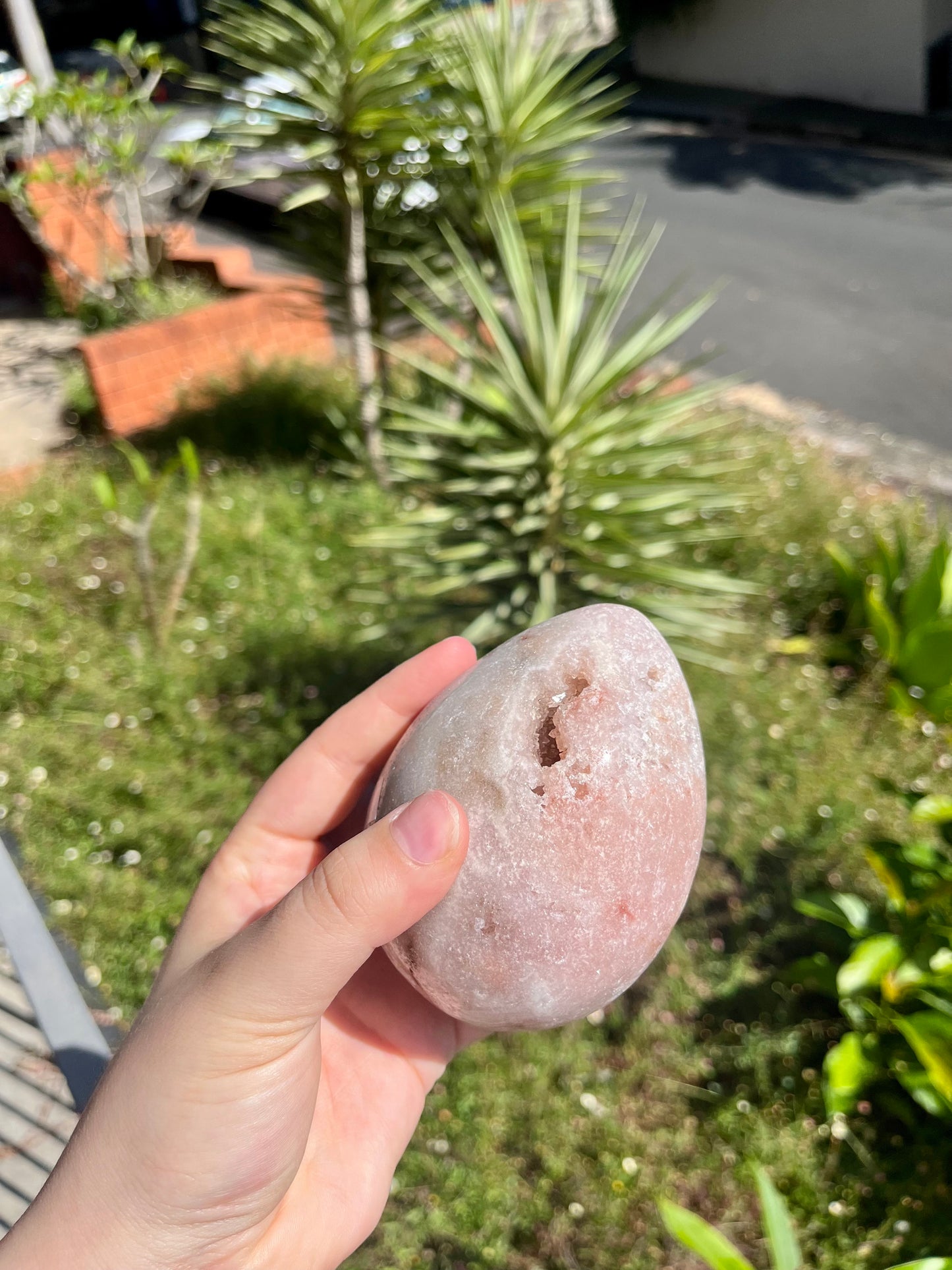 Pink Amethyst Eggs