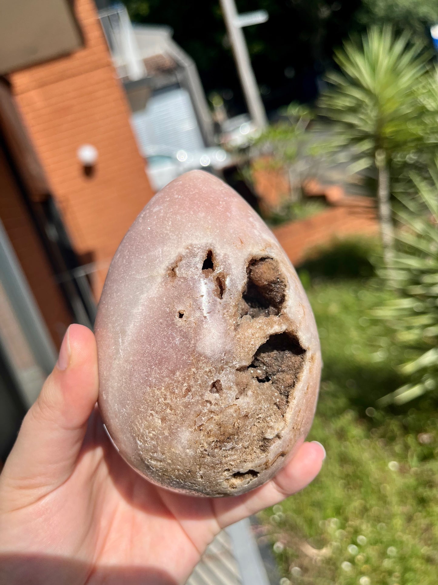Pink Amethyst Eggs