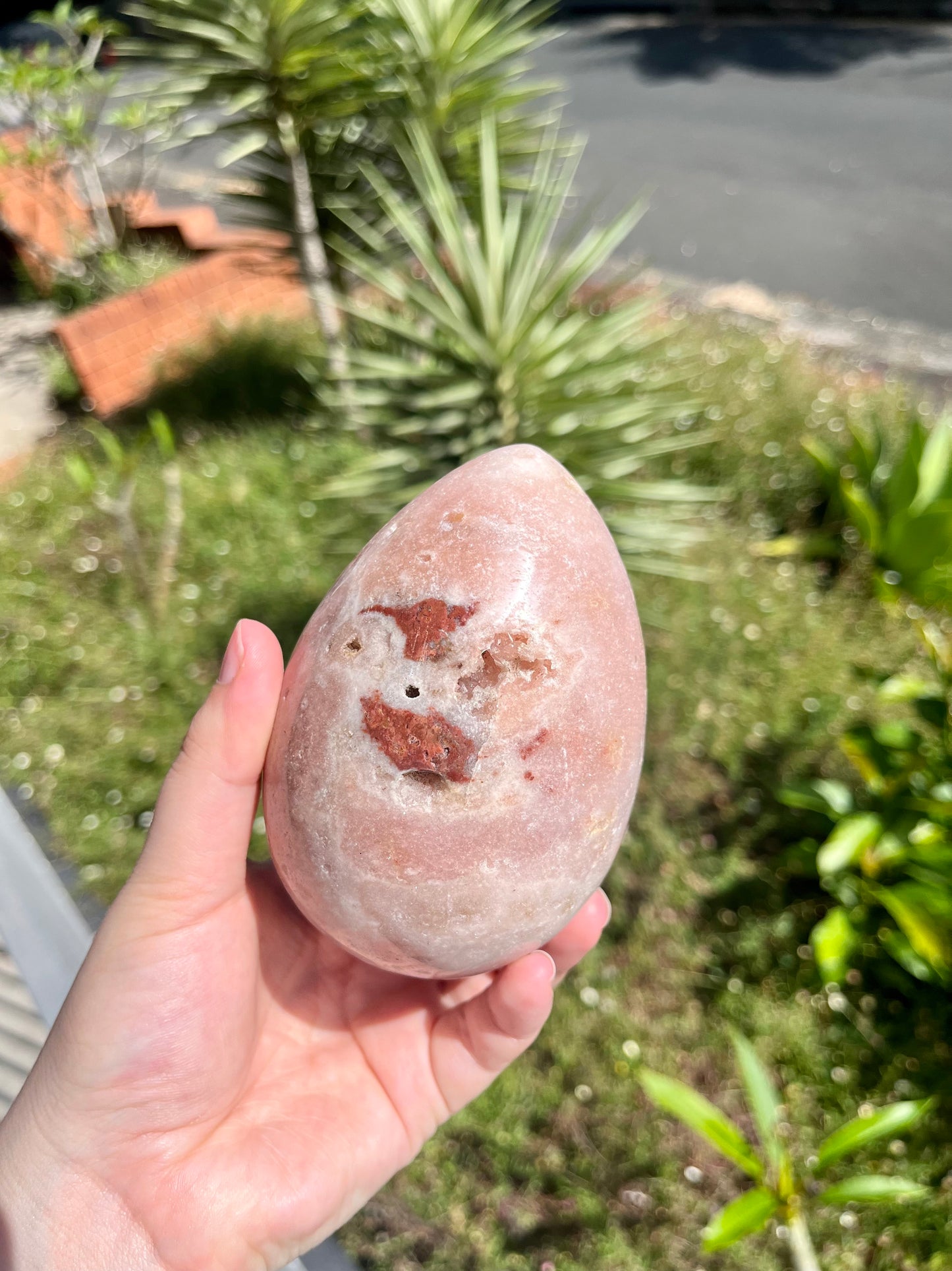 Pink Amethyst Eggs