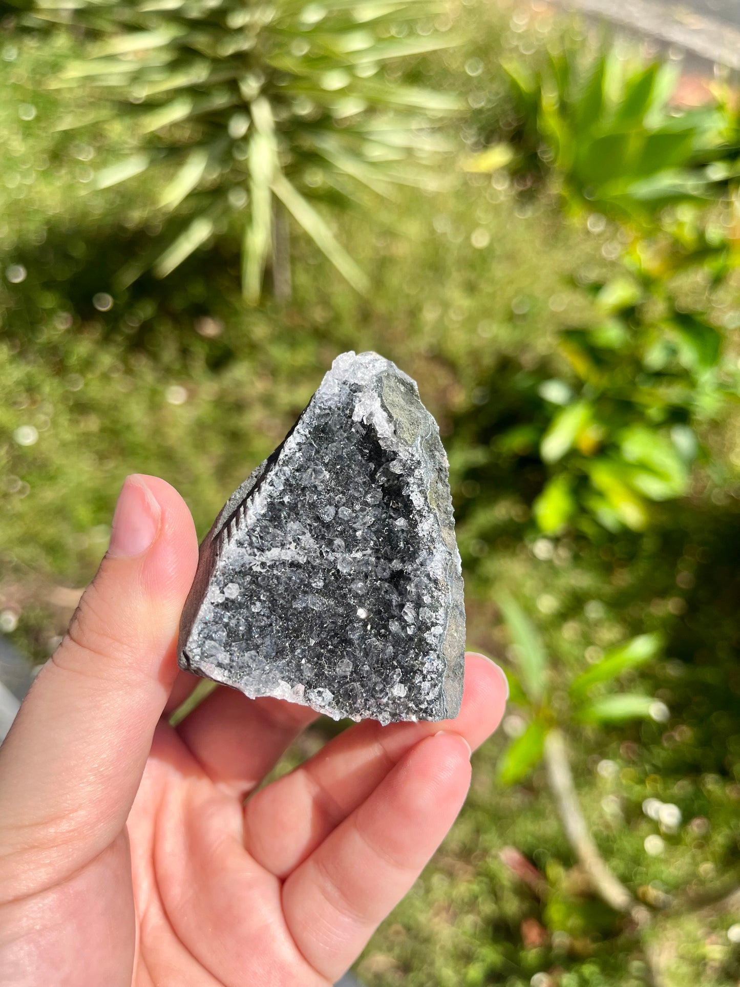 Black Amethyst Cut Base