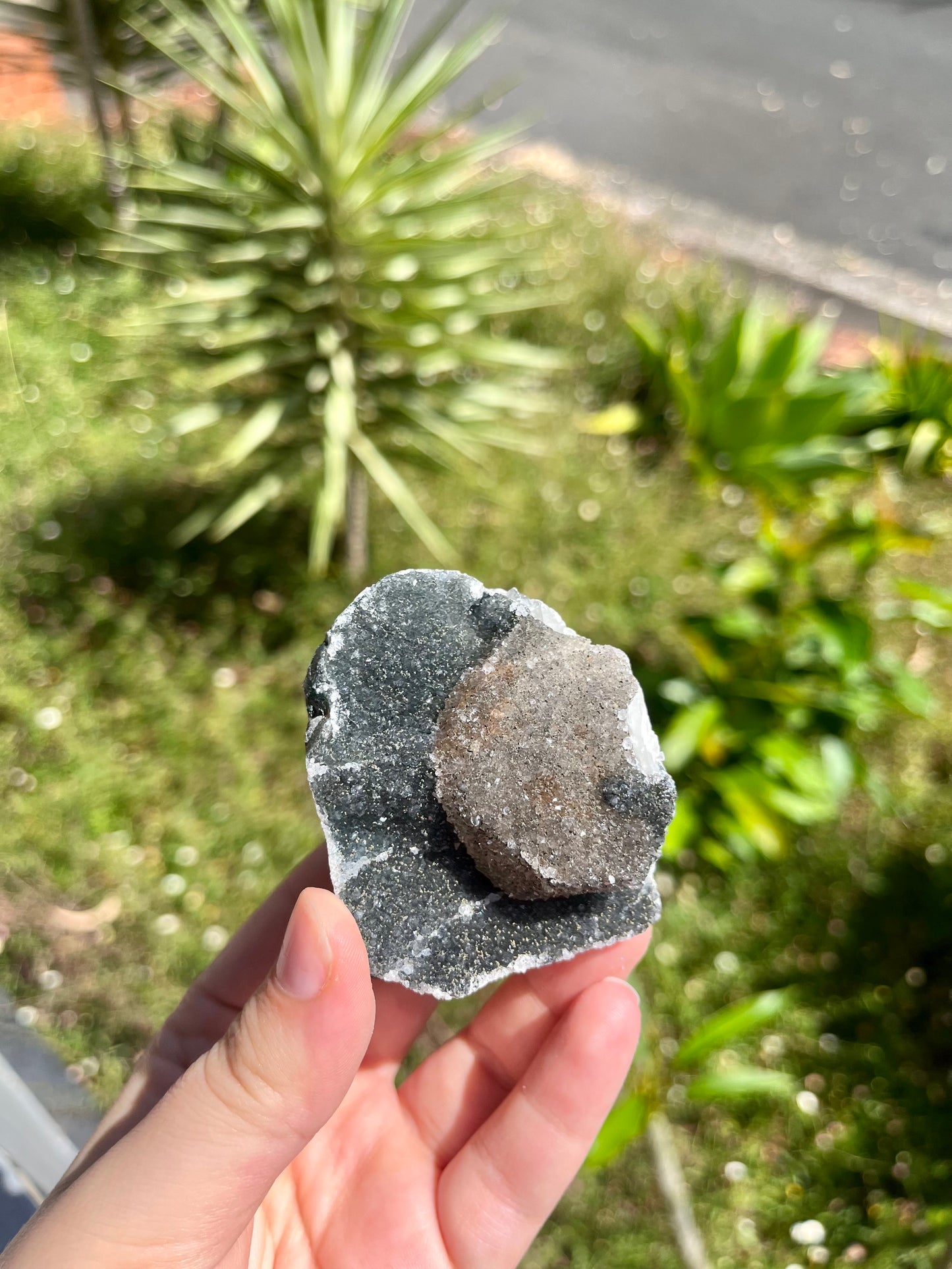Rainbow Amethyst Cut Base