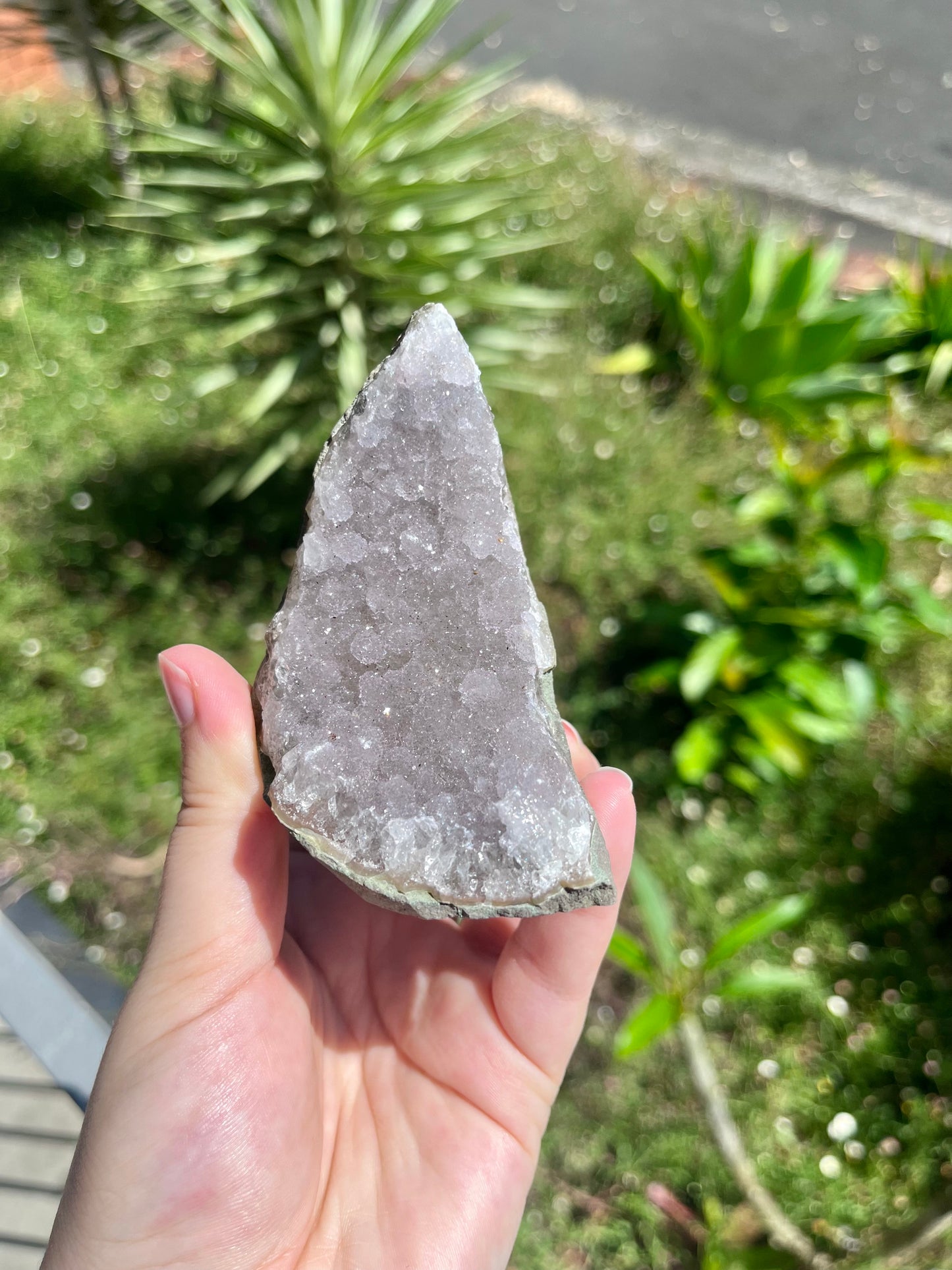 Rainbow Amethyst Cut Base