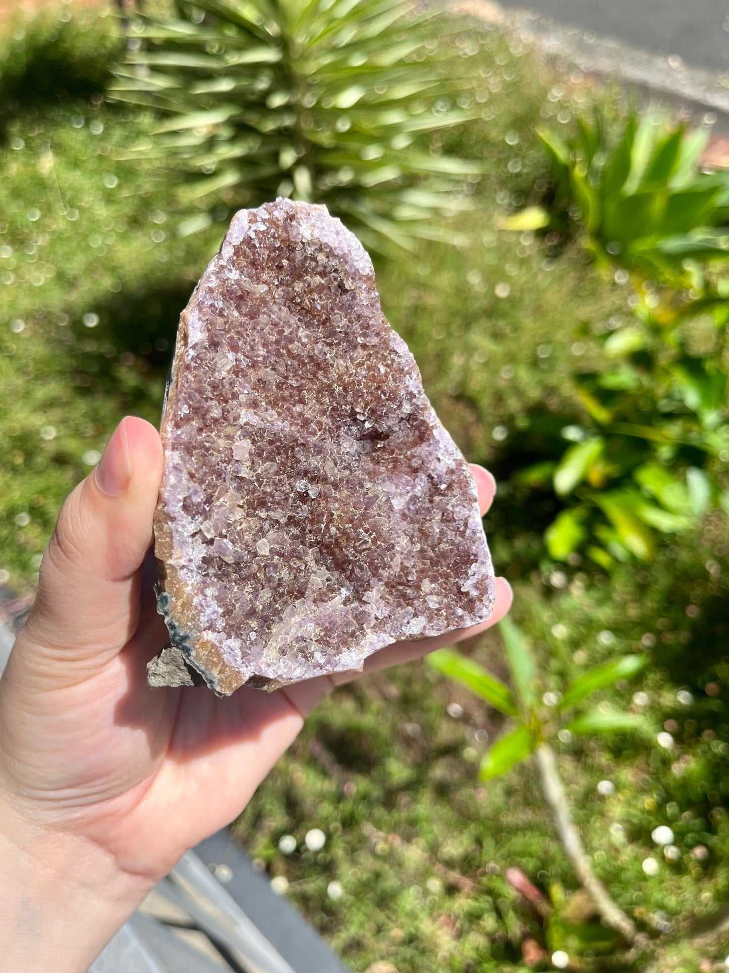 Rainbow Amethyst Cut Base