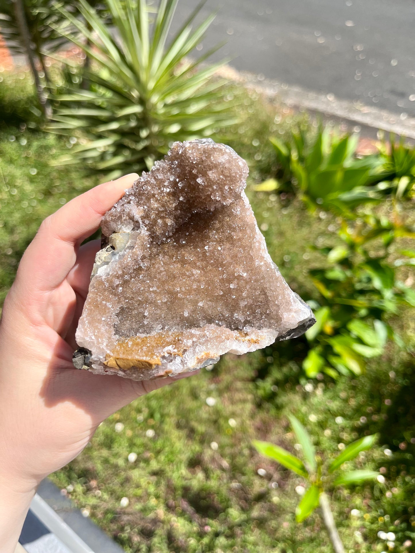 Rainbow Amethyst Cut Base