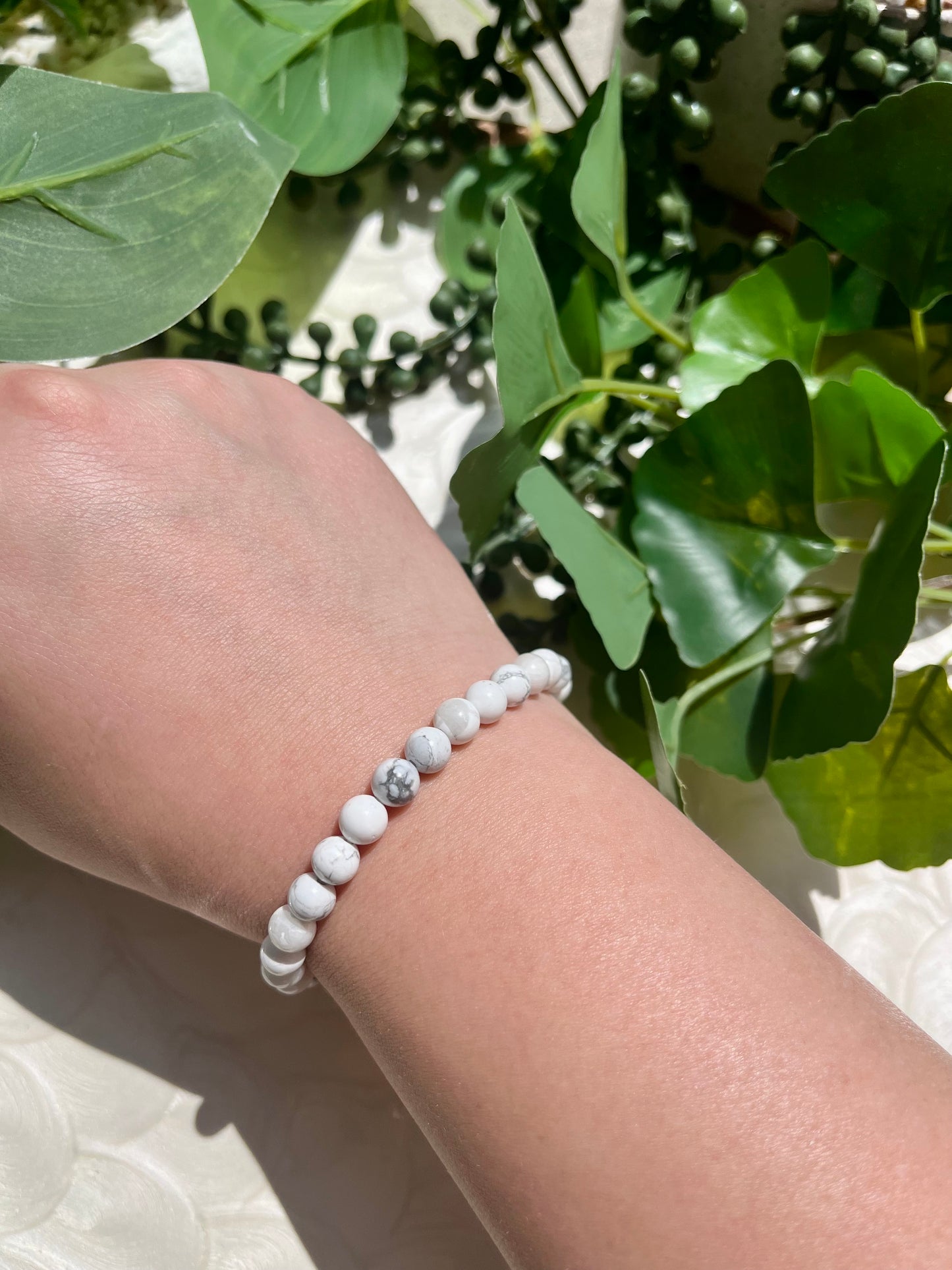 Howlite Beaded Bracelet