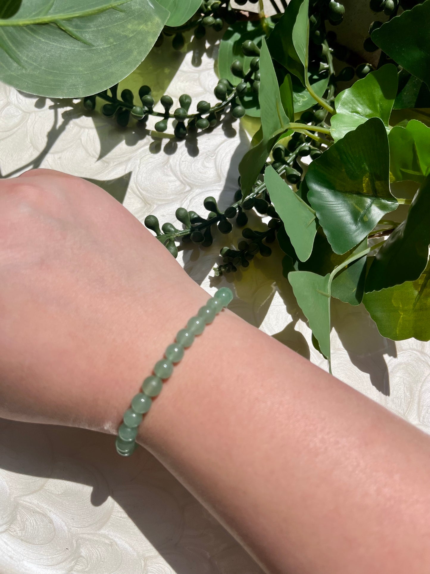 Green Aventurine Beaded Bracelet