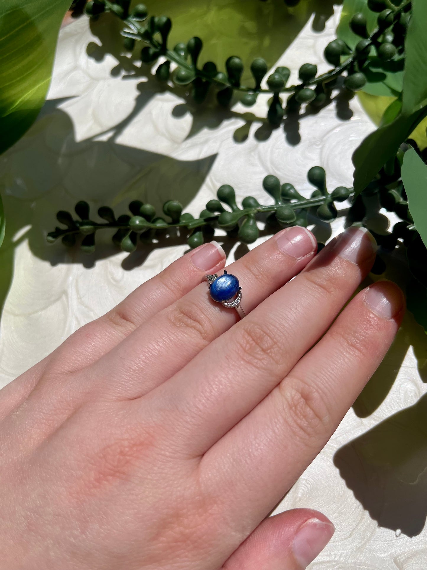 Ayla Ring: Kyanite Adjustable Ring