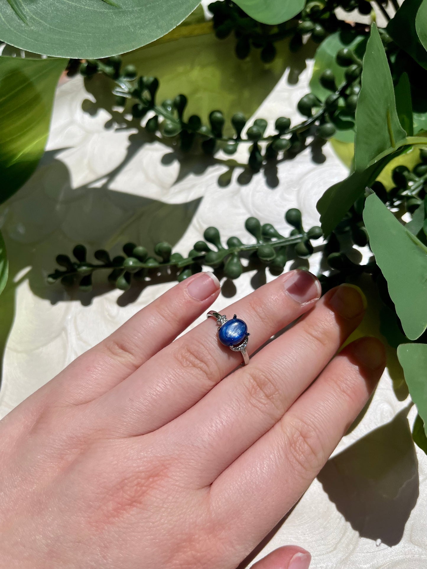 Ayla Ring: Kyanite Adjustable Ring