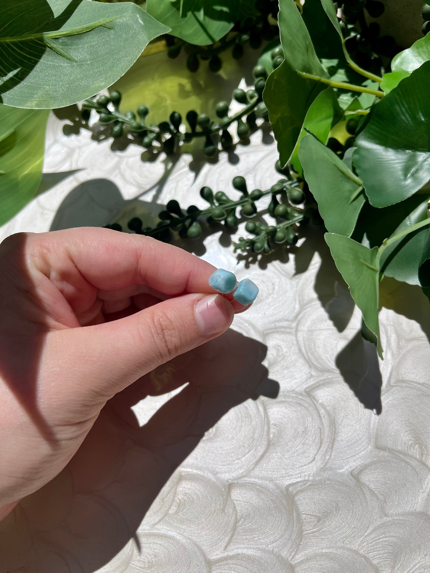 Larimar Studs