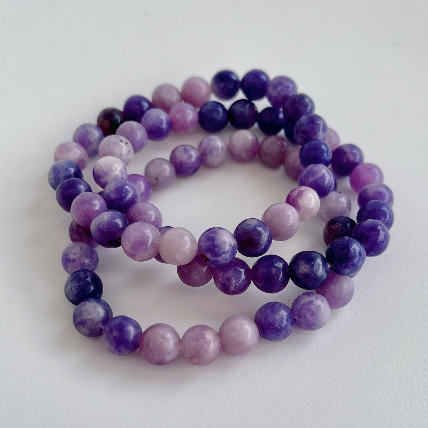 Lepidolite Beaded Bracelet