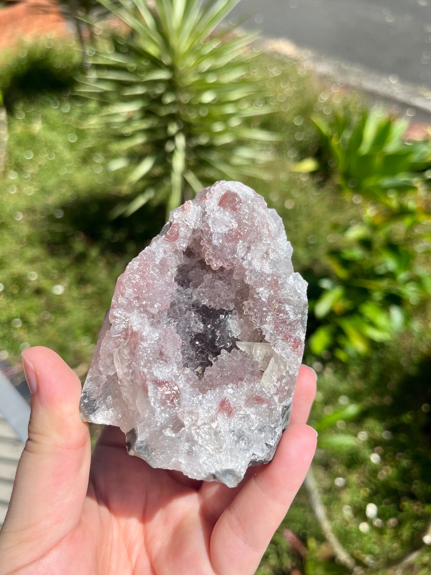 Rainbow Amethyst Cut Base