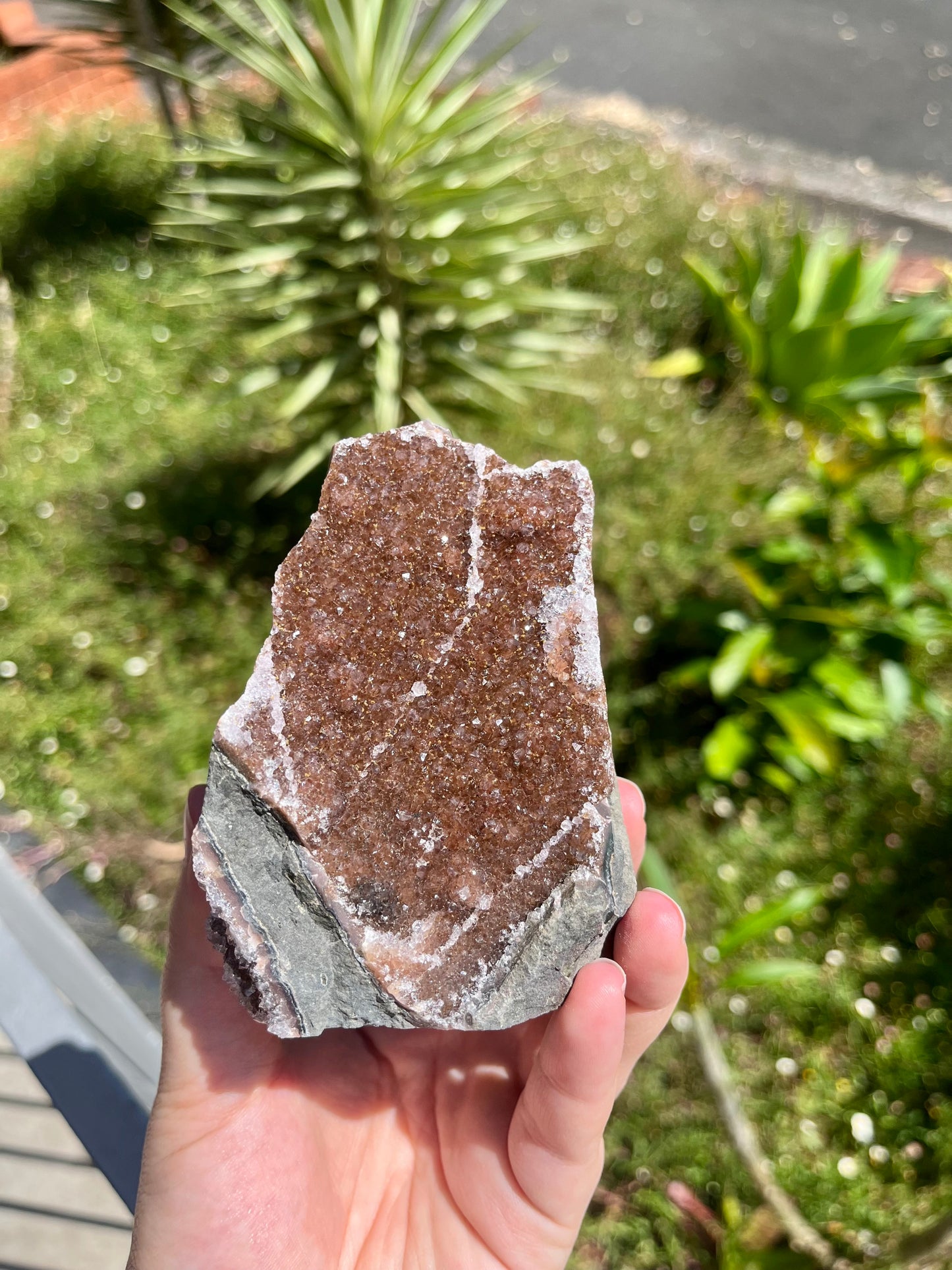 Rainbow Amethyst Cut Base