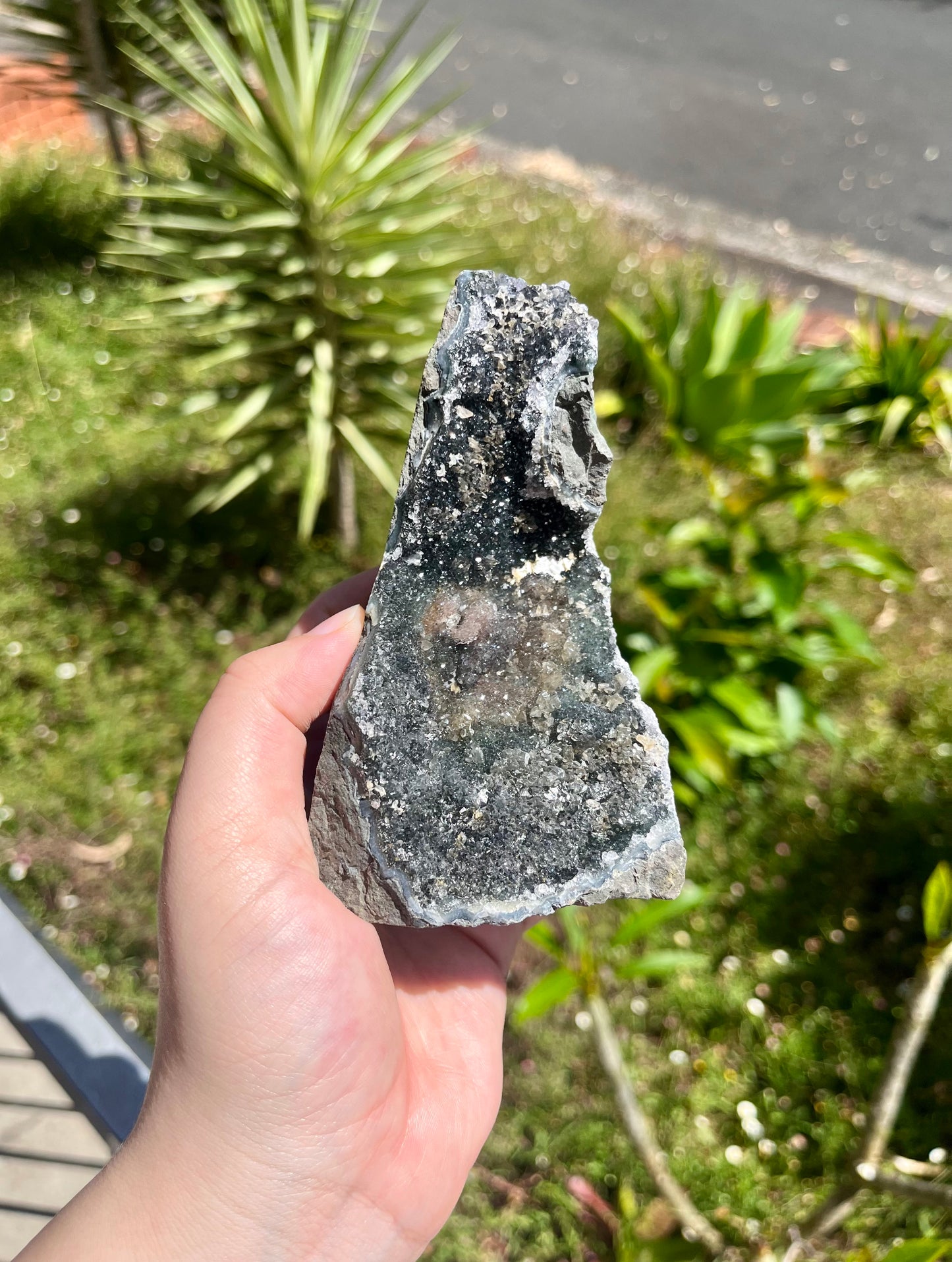 Rainbow Amethyst Cut Base