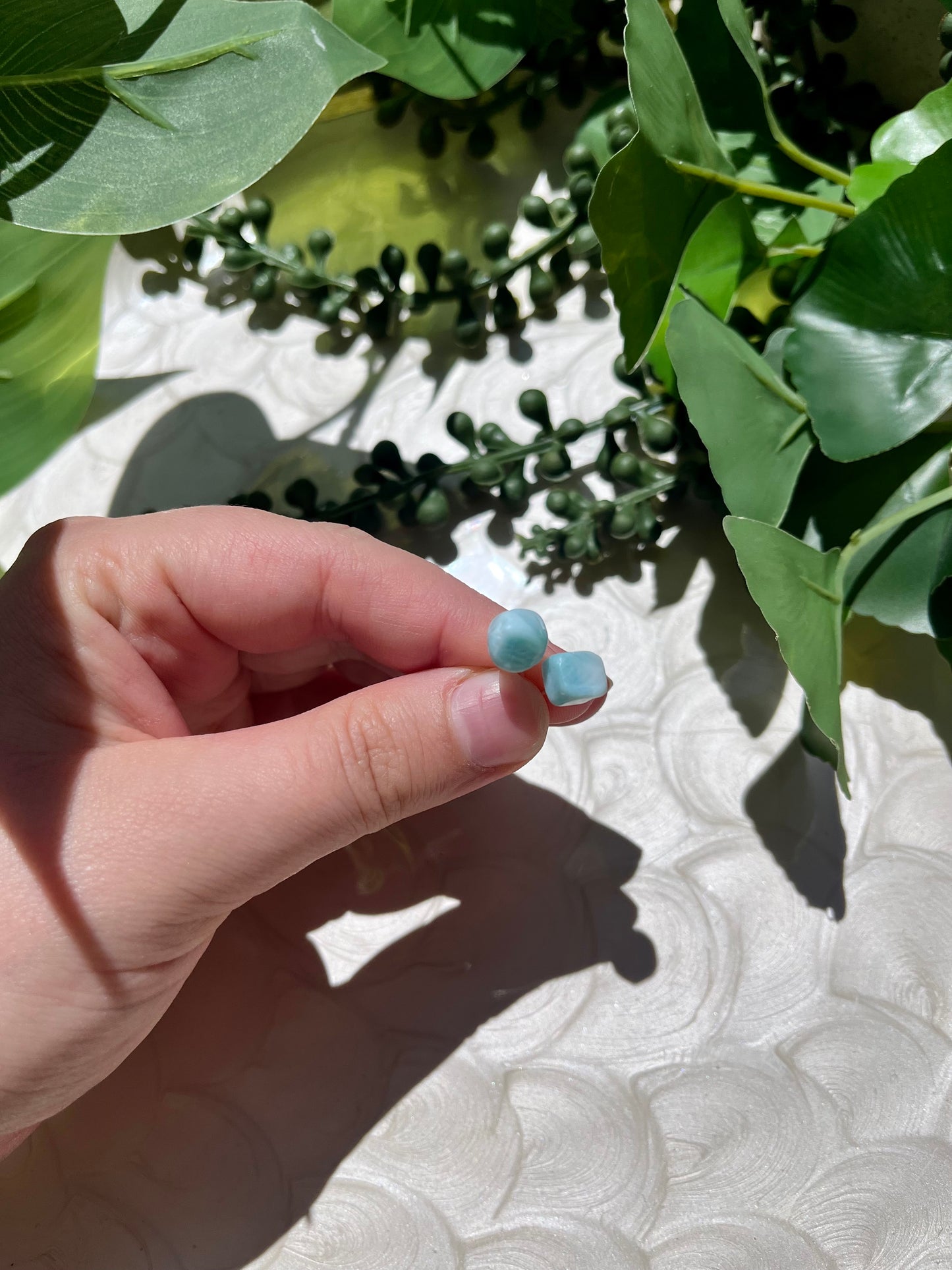 Larimar Studs